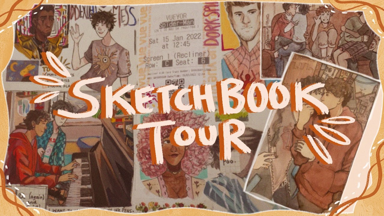 ⭐️MY (totally not messy) SKETCHBOOK TOUR⭐️#1
