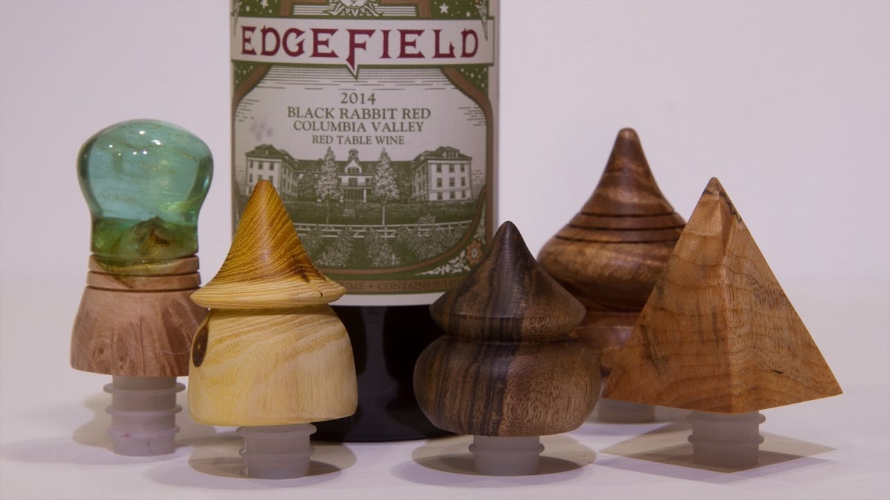 New Style Of Bottle Stoppers! Woodturning Projects