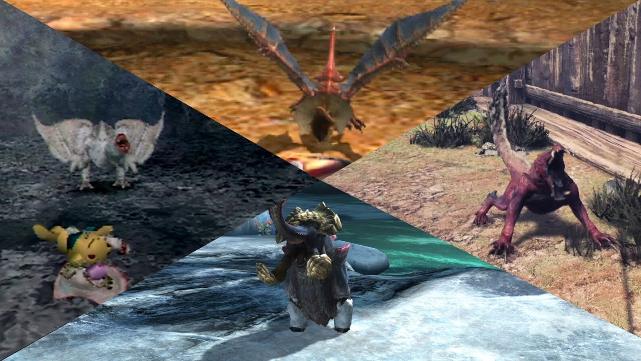 【MH】歴代の極小・特大サイズモンスター咆哮集