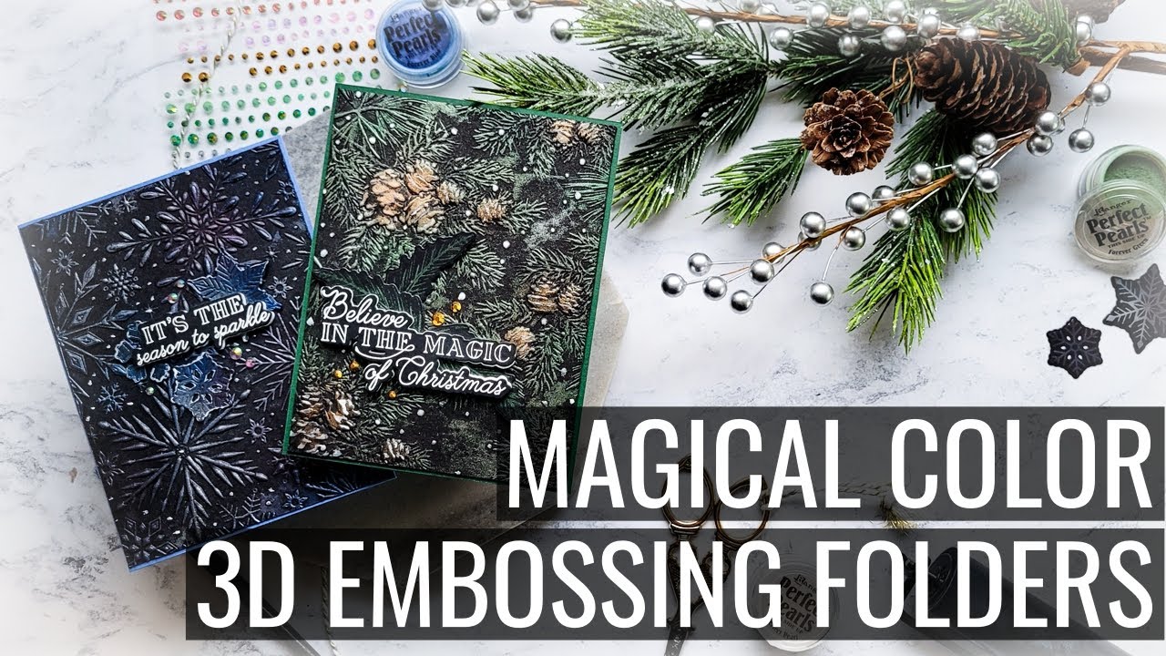 Magic Color 3D Embossing Folders: Happy Thanksgiving
