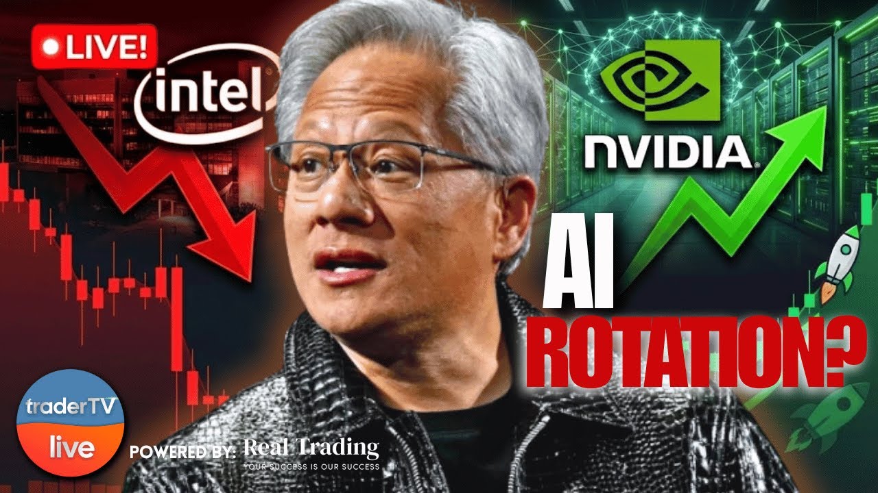 Intel CRASHES as Nvidia Rallies | Markets Mixed After Geopolitical Relief | Jan 23 LIVE