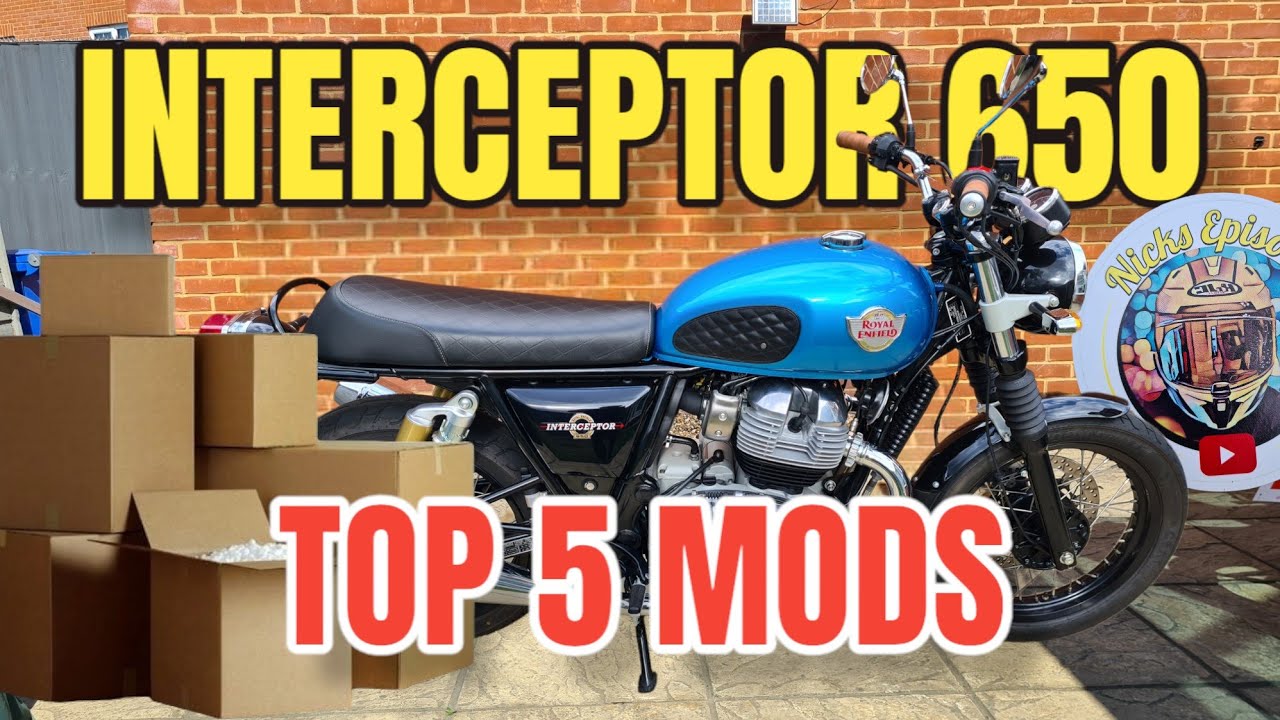Разумные улучшения для Royal Enfield Interceptor 650