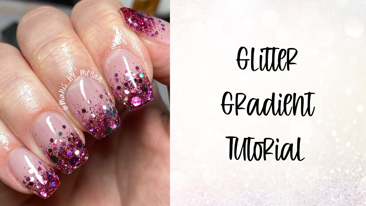 Glitter Gradient Tutorial | Using VIVIDip Nails Dip Powder