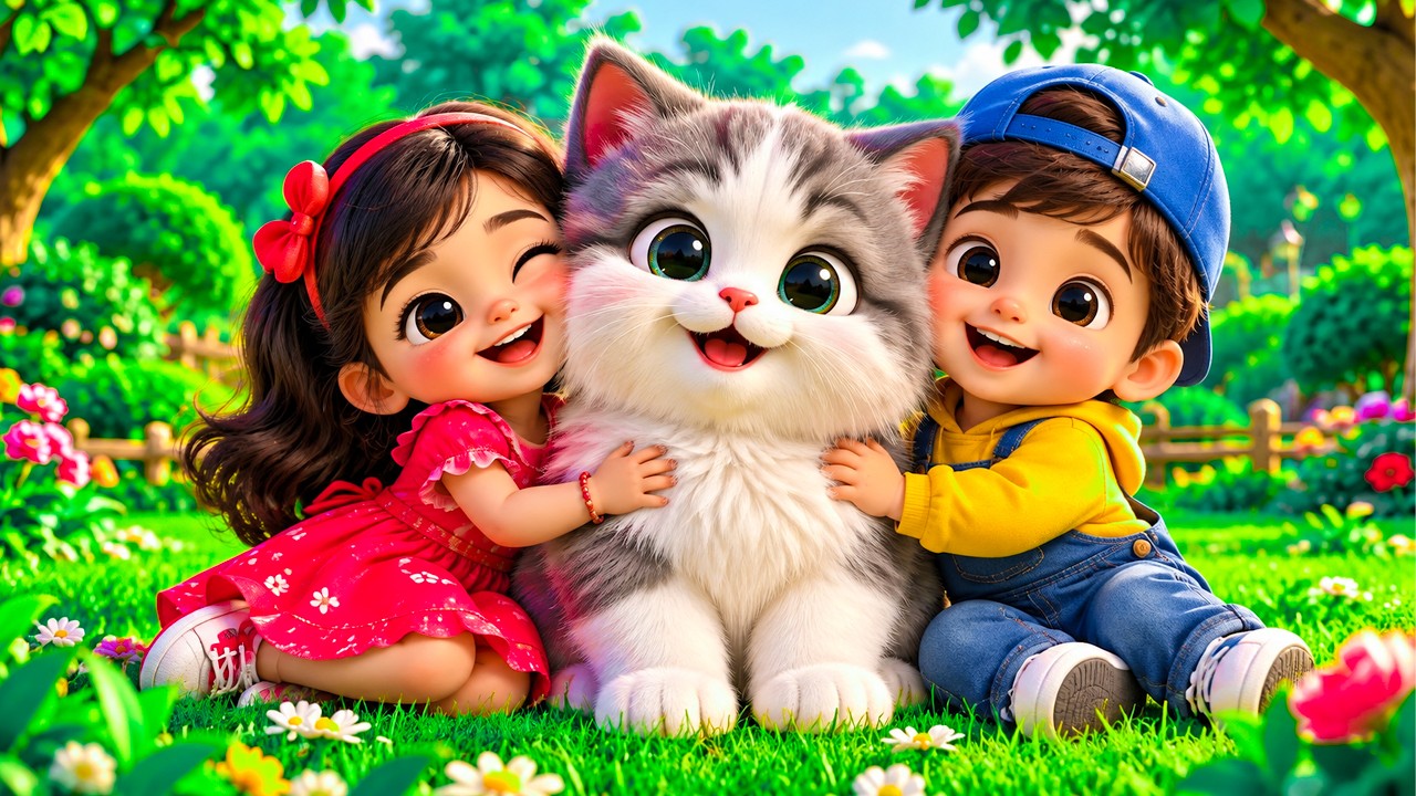 म्याऊ म्याऊ | Balgeet In Hindi | Meow Meow Billi Karti | Hindi Rhyme For Kids |