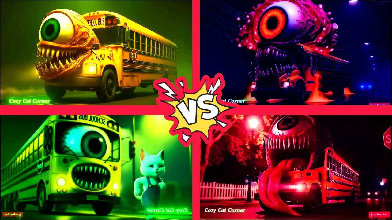 🚌SCHOOL BUS EATER🎶CoffinDance Song #116