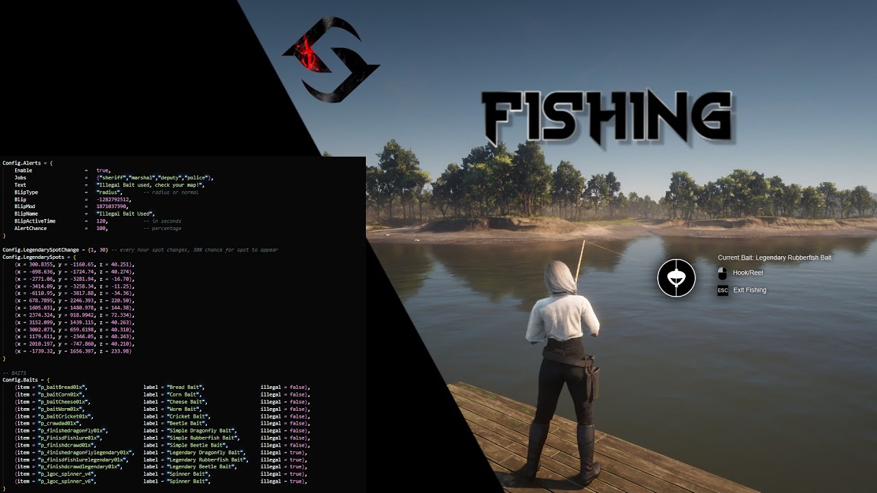 Fishing - redm script illustration