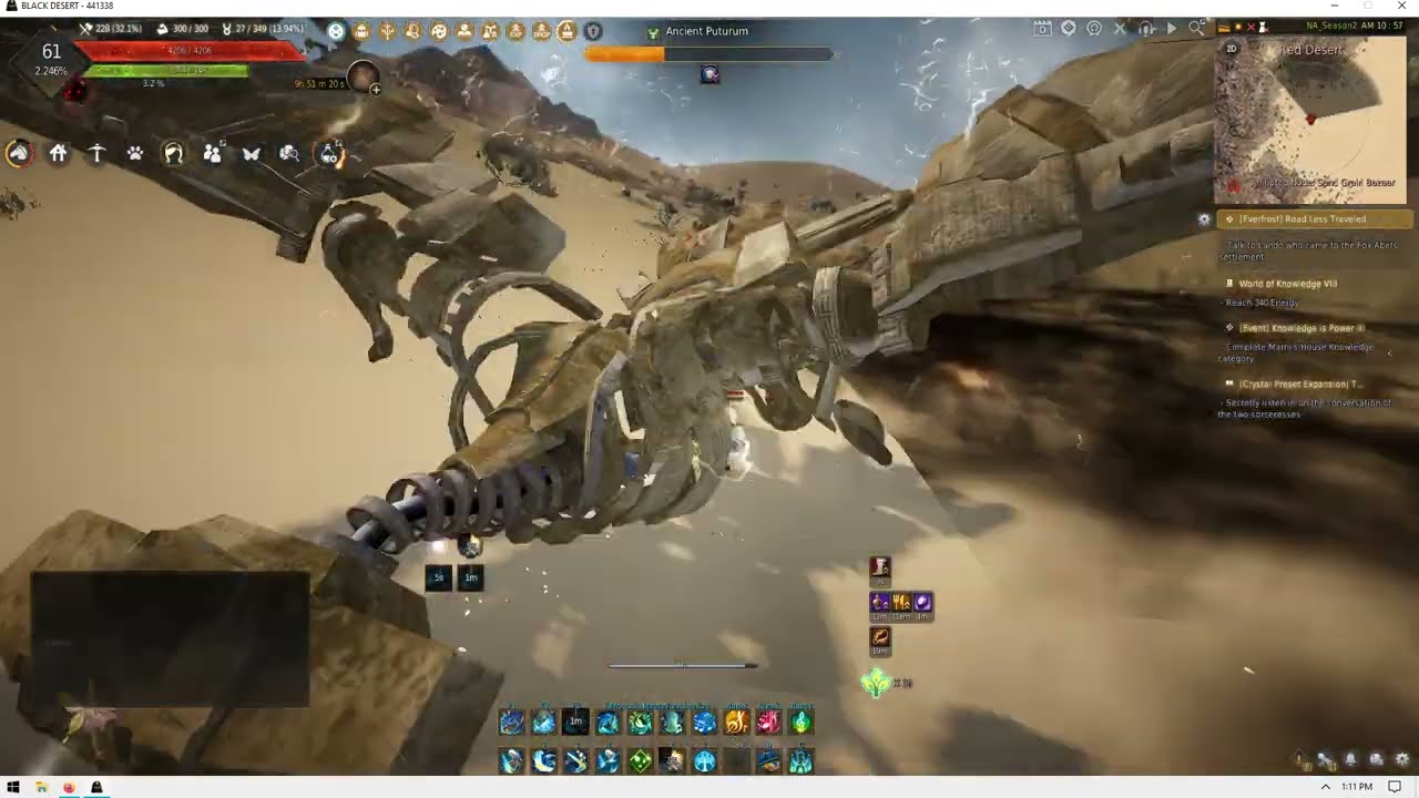Black Desert Online(PC): Dark Rift Boss: Ancient Puturum