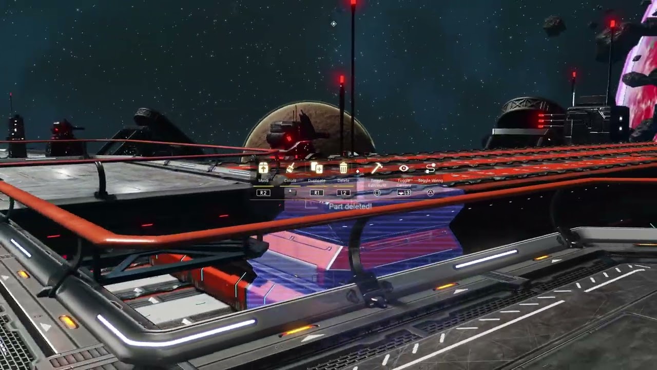 No Man's Sky | Corvette Freighter Base Building Parts Glitch | on Exterior Platform Ver,easy