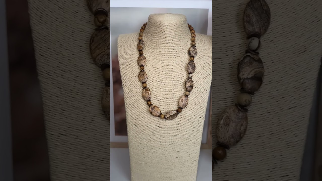 #10 Переделка старых бус из песочной яшмы