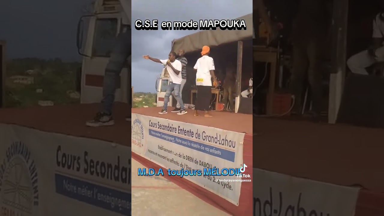 Démo Mapouka à la prestation des Mélodies des Anges . 