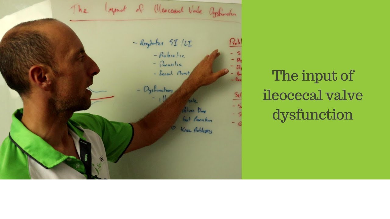 The input of the ileocecal valve dysfunction