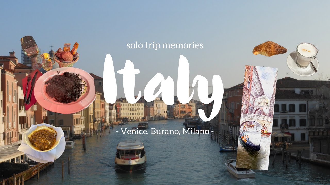 （JP/KR) 【SOLO TRIP】  🇮🇹2泊3日イタリア旅行 - ベネチア・ブラーノ島・ミラノ/2박3일 이탈리아 여행 - 베네치아・브라노섬・밀라노 