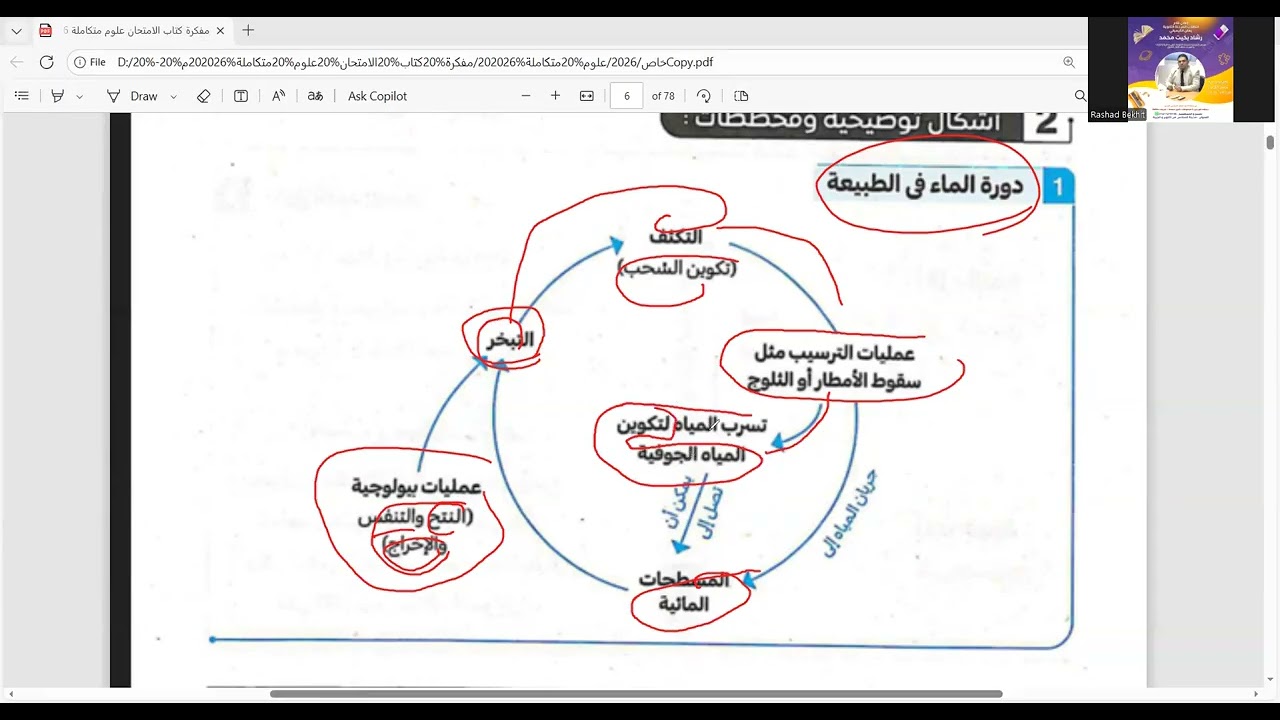 الحصه الثامنه السيشن الاول من حصص معسكر الامتحان