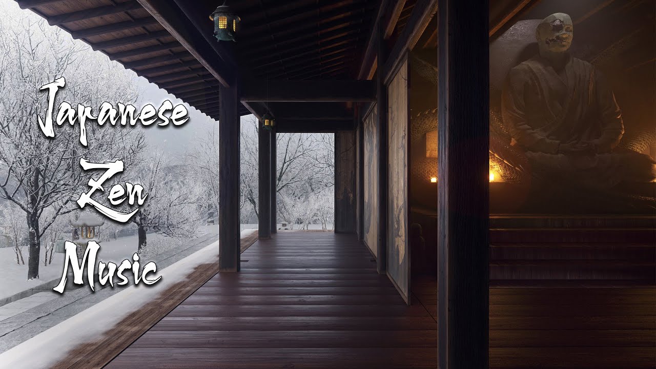 Winter in Japan - Japanese Flute Music For Soothing, Healing, Meditation - Japanese Zen Garden