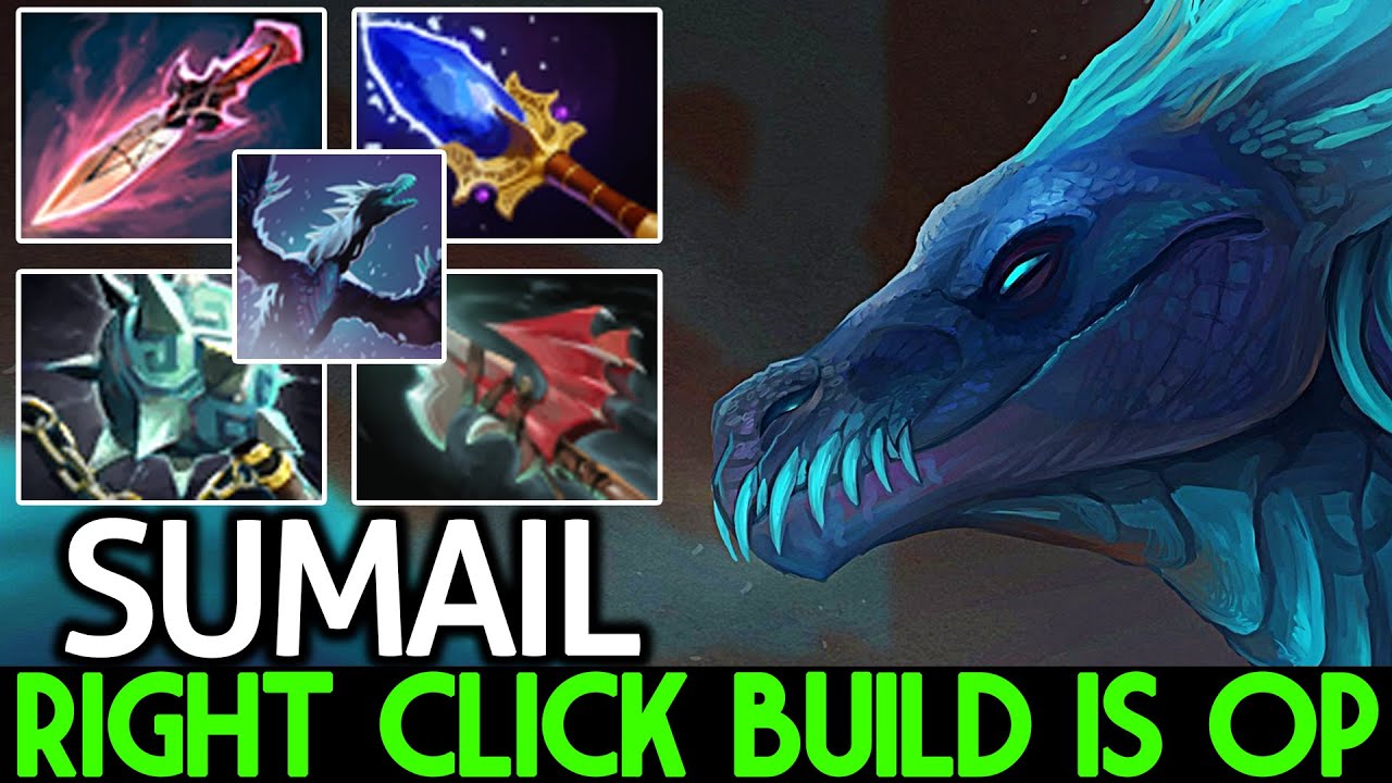SUMAIL [Winter Wyvern] Right Click Build is OP with Scepter Dota 2