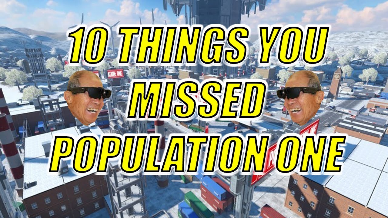 10 Things You Missed Population One [TIPS AND TRICKS]