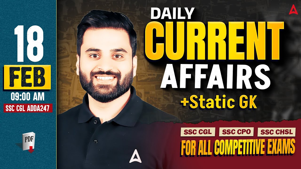 Current Affairs Today | Current Affairs for SSC CGL/CHSL | Daily Current Affairs 2026 By Navdeep Sir