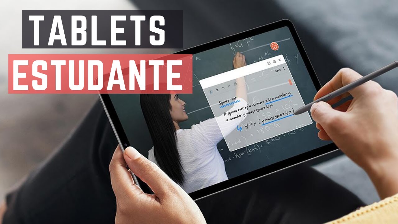 5 MELHORES TABLETS para ESTUDAR - MELHOR COMPRA