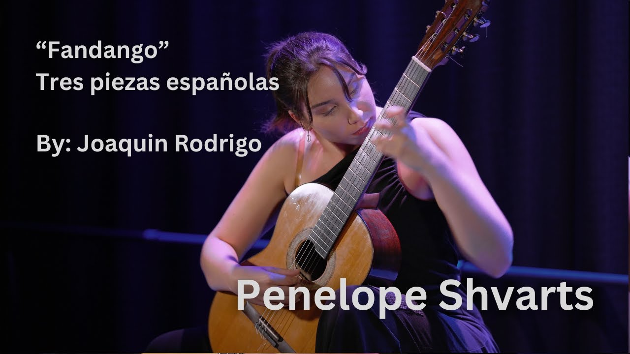 Fandango from Tres piezas españolas by J. Rodrigo played by Penelope Shvarts | Ex-Aequo Residency