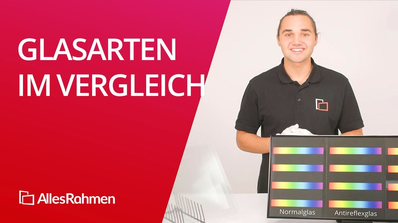 Glas f&uuml;r Bilderrahmen | Die 4 Glasarten im Vergleich