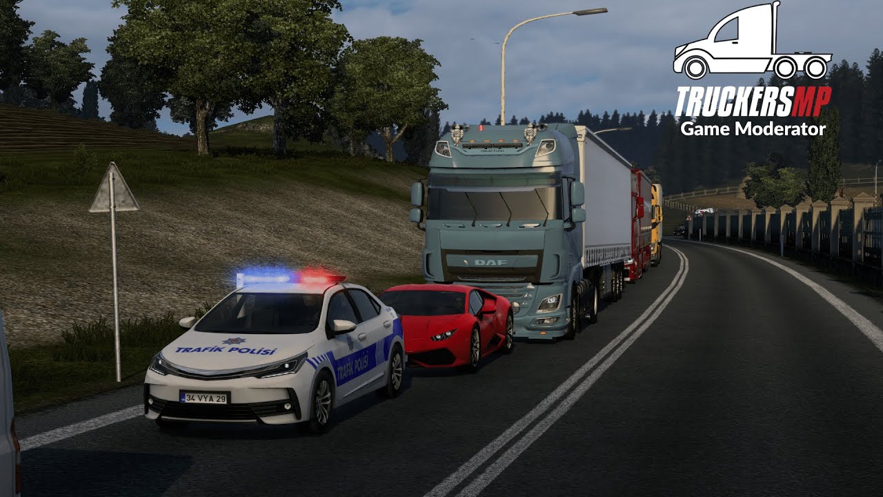 Trafik Polisi Aracıyla Devriye 😉 TruckersMP Admin