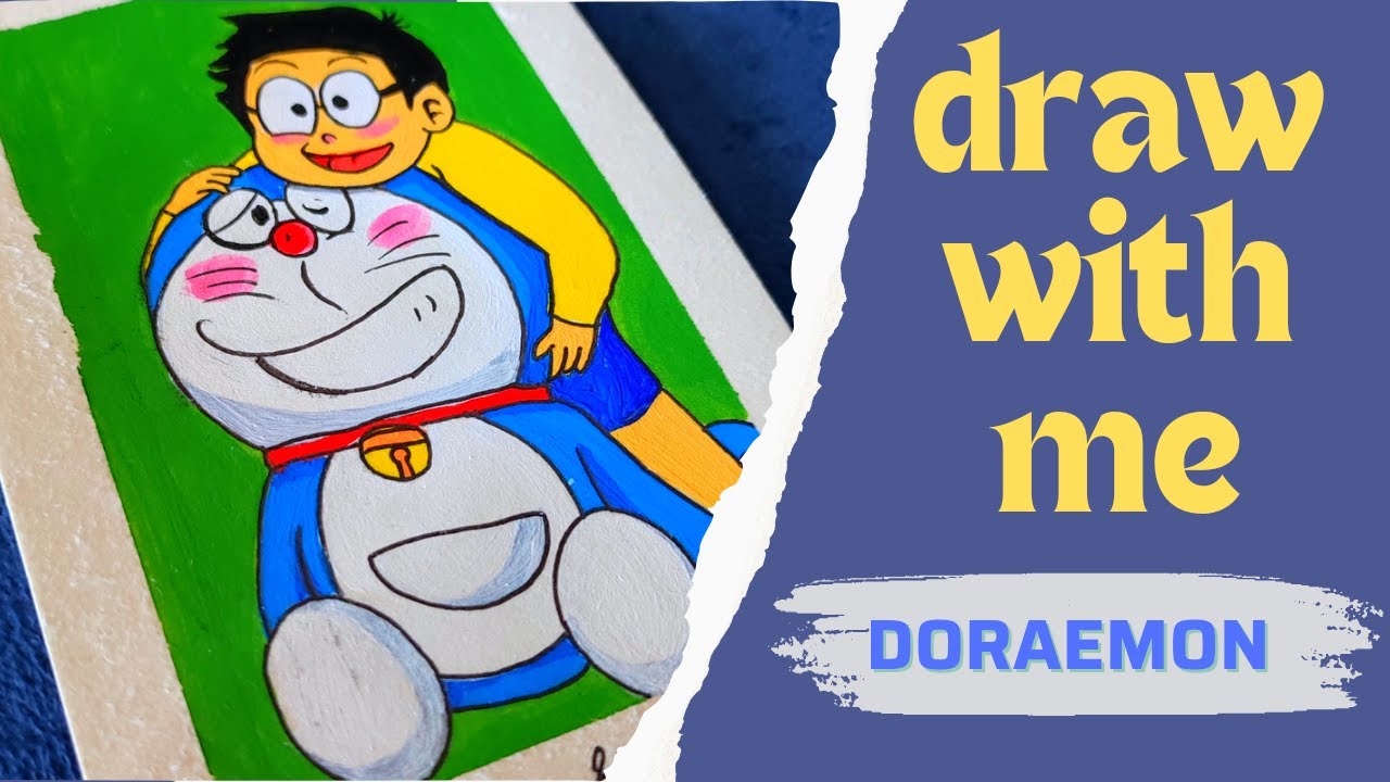 How to draw Doraemon Japanese manga series by Fujiko.F.Fujio