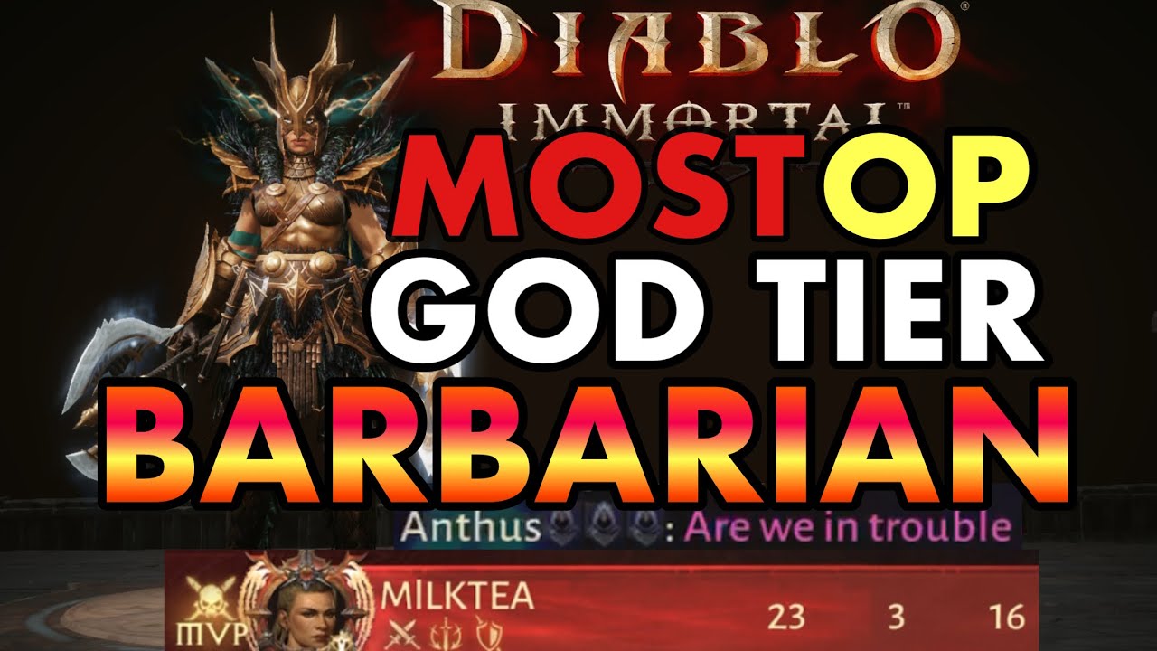 Unstoppable Barbarian Crushes All: Immune to Stuns, Freezes, and Crowd Control! Diablo Immortal