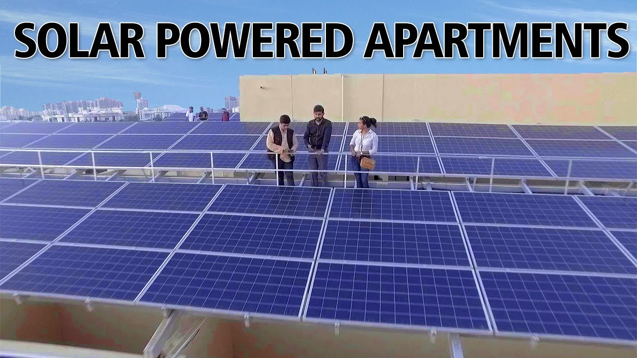 Solar Powered Apartments | 41.28 kW Solar Power | 5000 units per month