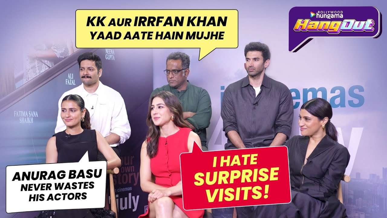 Sara Ali Khan&rsquo;s SWEET Shayari for Aditya Roy Kapur! | Metro In Dino| Anurag B|Ali F|Fatima|Konkona