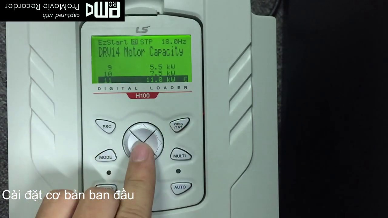 H100 Parameter initialization , Run/Stop Terminal, Frequency V1