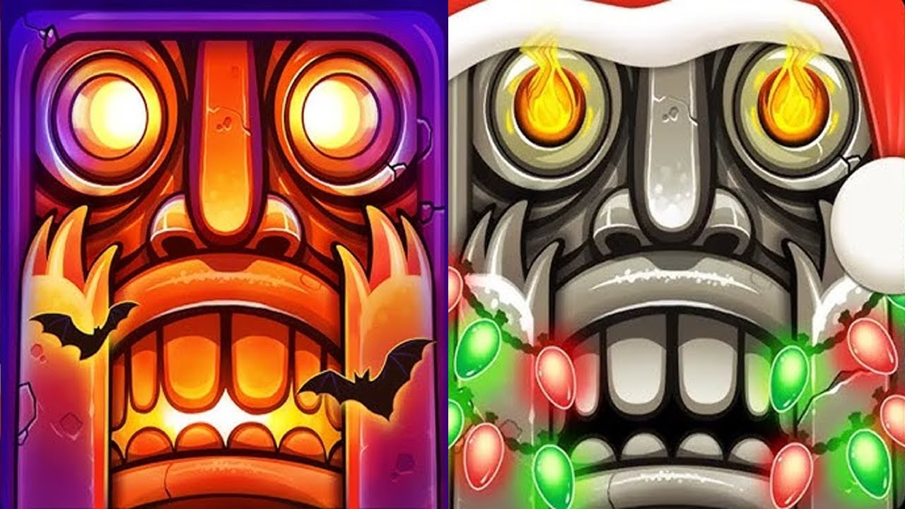 Temple Run 2 Spooky Summit VS Holiday Havoc Android iPad iOS Gameplay HD