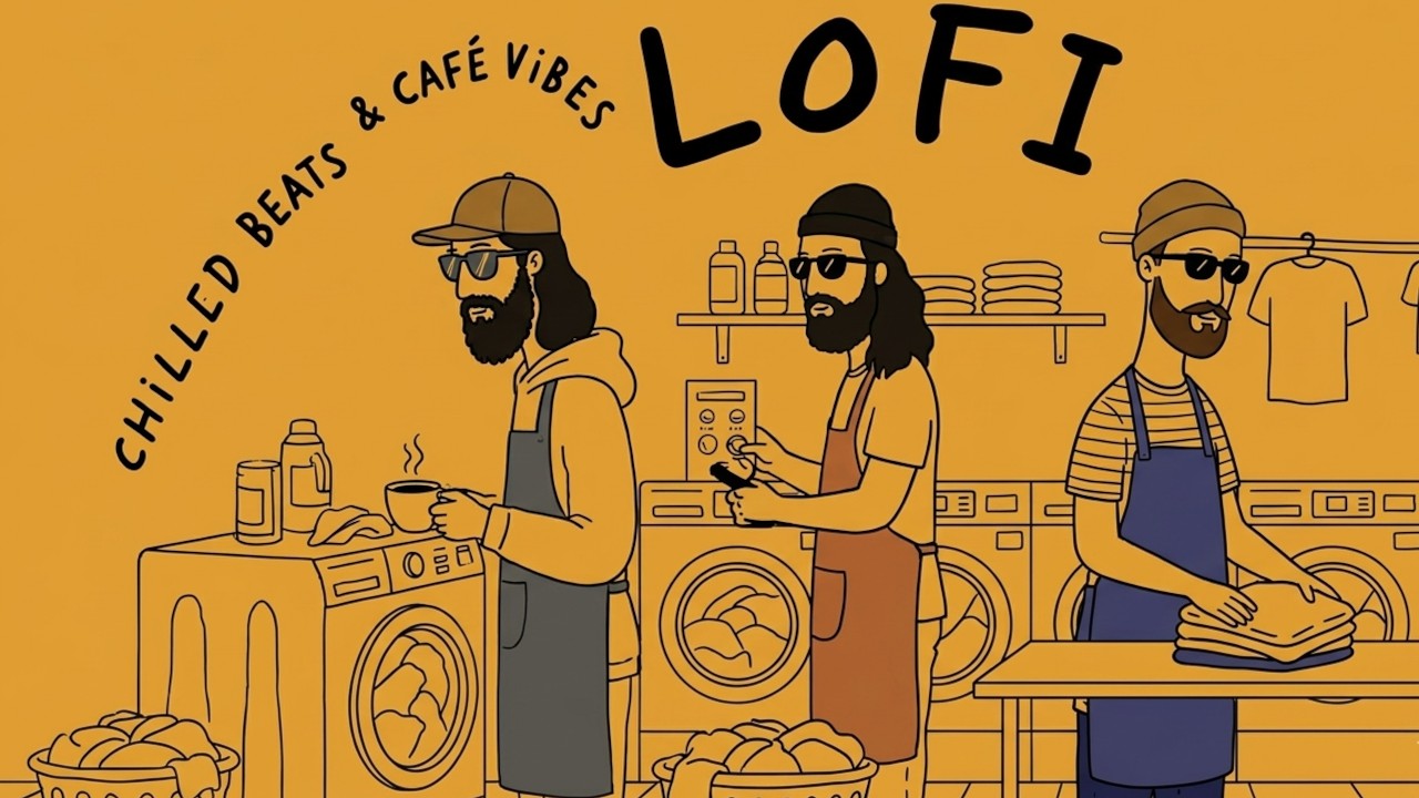 Late Night Laundromat Lofi 🧺 Chill Beats for Study, Work & Cafe Vibes