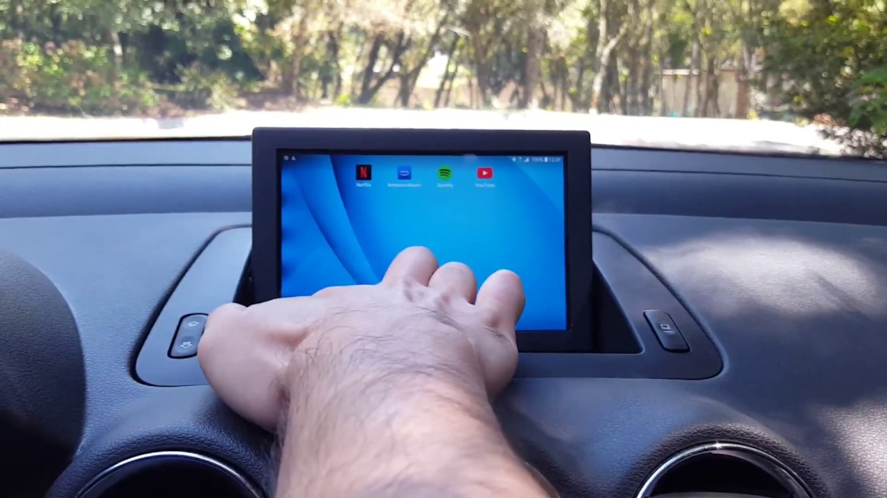 Central Multimídia feita com tablet android 4g para Peugeot 308