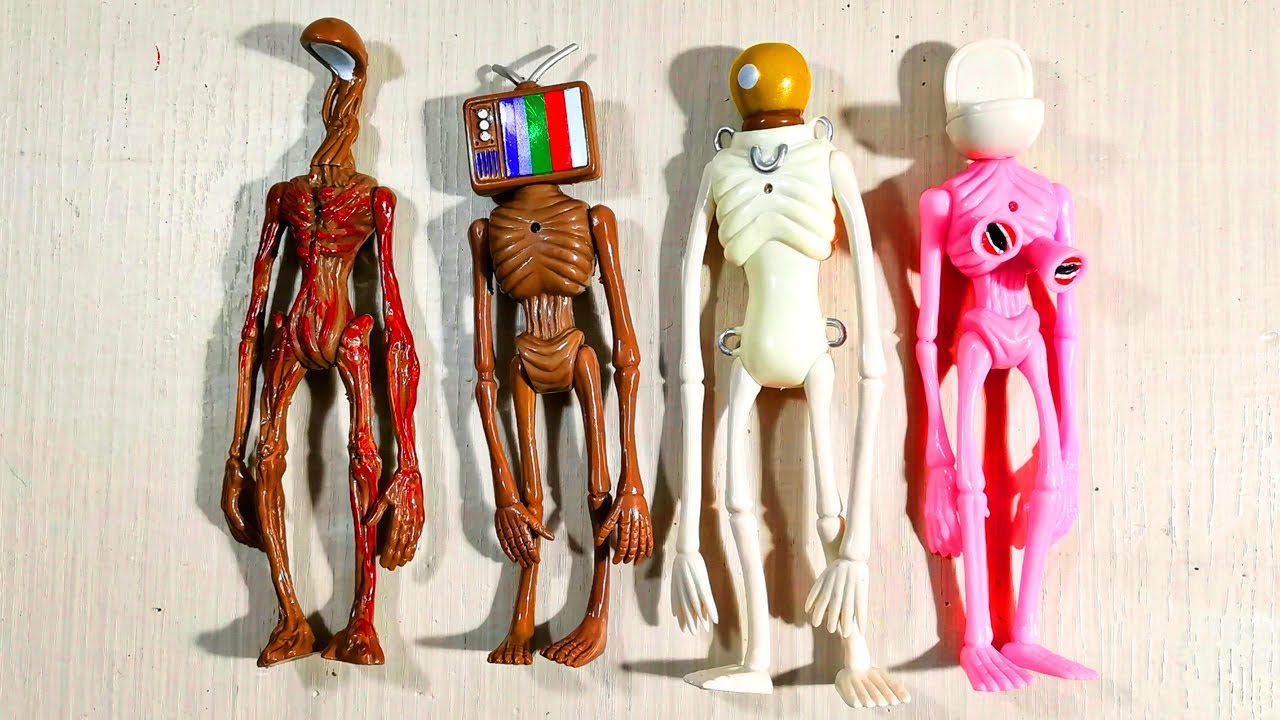 Unboxing mainan siren head, siren head kepala TV, siren head kepala Toilet, Siren head kepala lampu