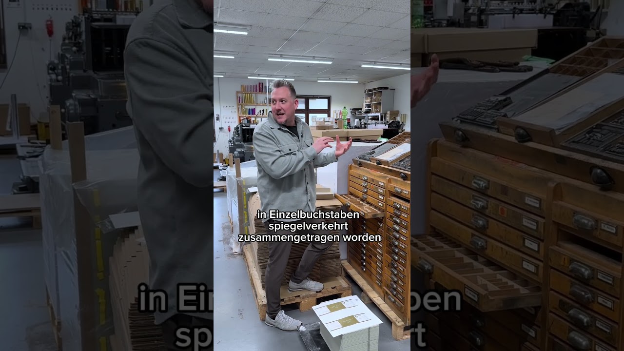 Hast du schon mal einen Setzschrank gesehen? #druckerei #setz #handsatzdruck #letterpress