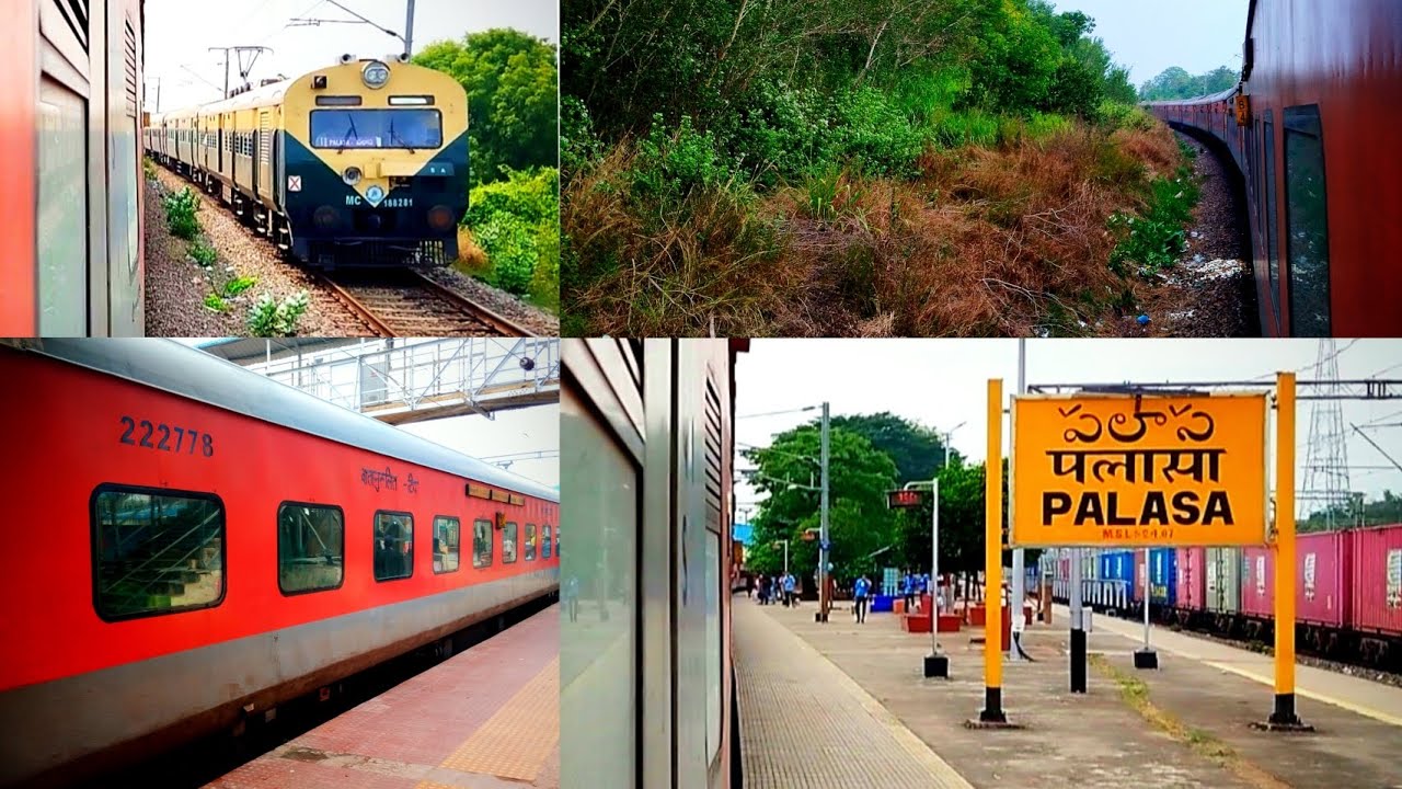 PALASA RAILWAY STATION Arriving And Departing Visakha Express.||Itz Vlogger Pintu||