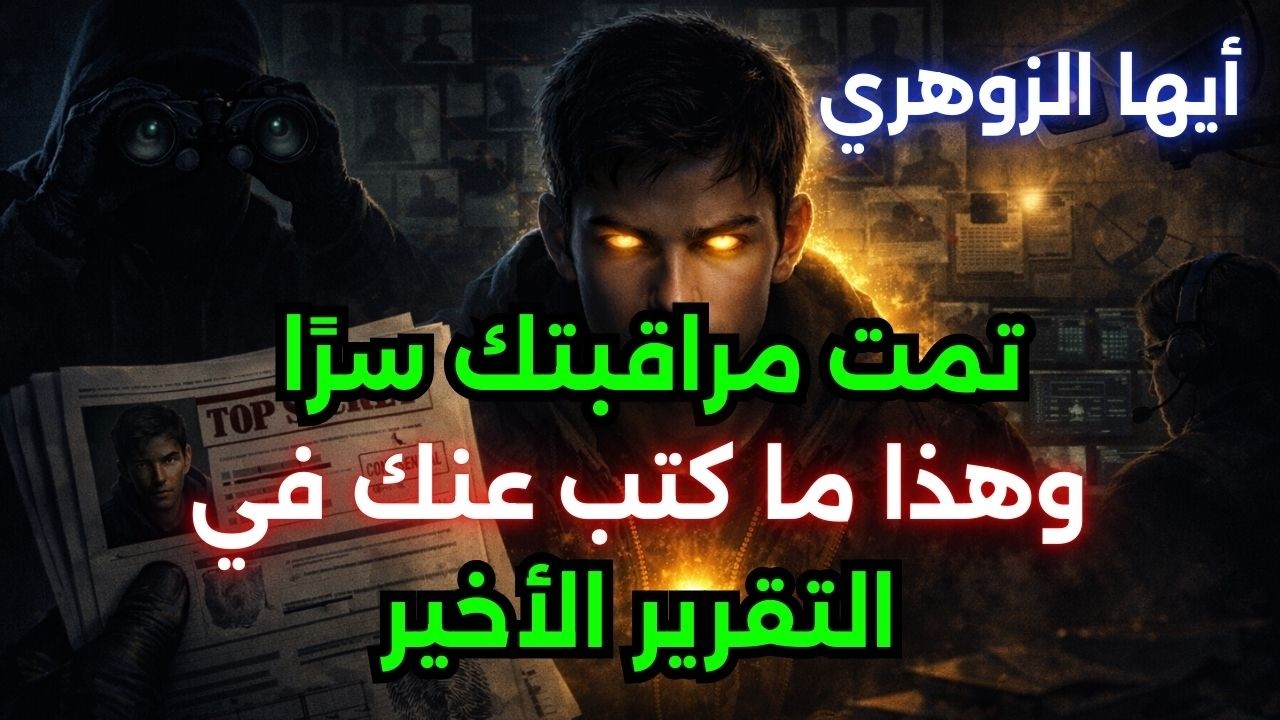 أيها الزوهري… تمّت مراقبتك سرًا اكتشف ما كُتب عنك في التقرير الأخير