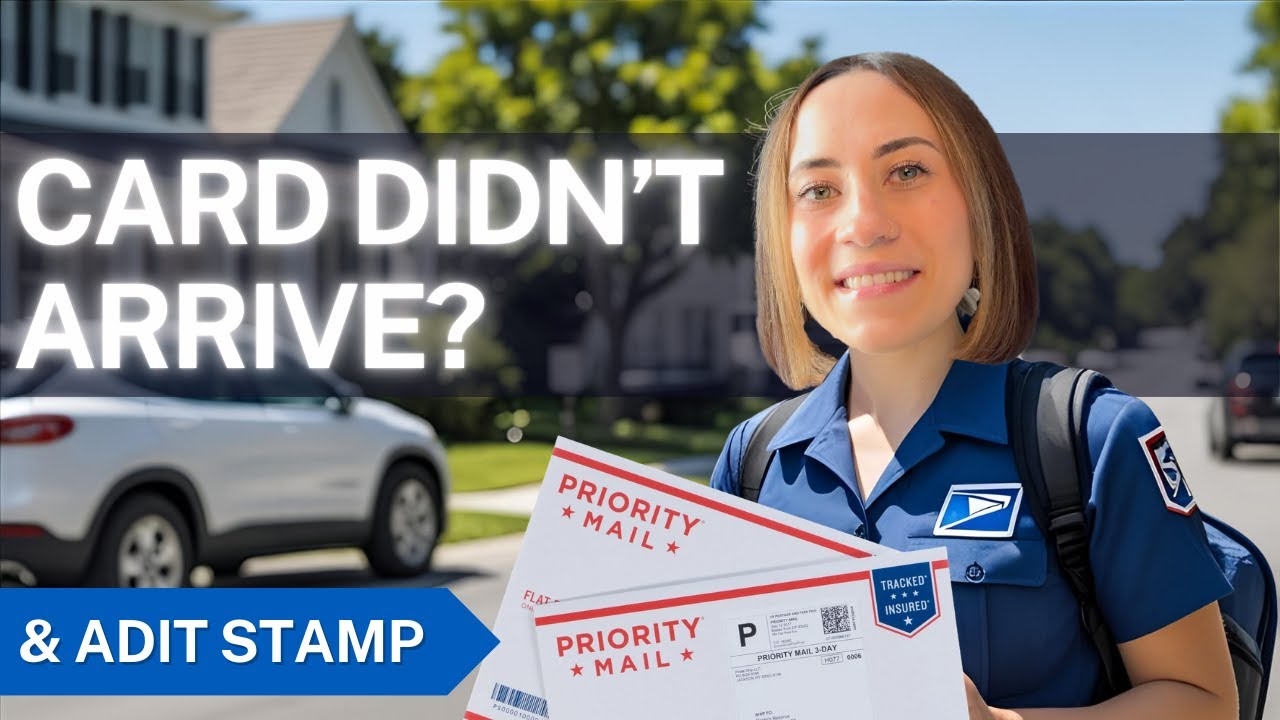 CARD DIDN'T ARRIVE + Travel with ADIT stamp 