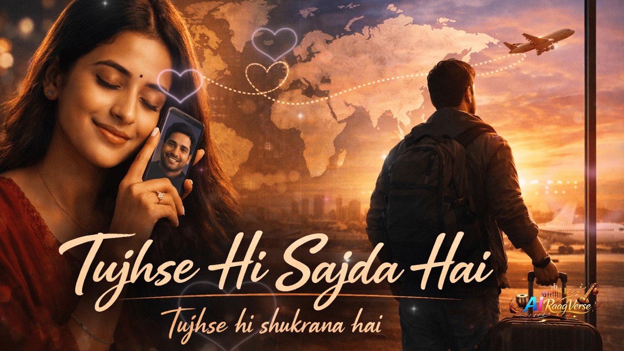 Tujhse Hi Sajda Hai ❤️ Romantic Hindi Love Song | AI Bollywood Lofi | Emotional Love | AI RaagVerse