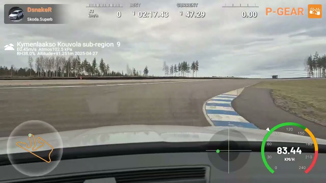 Skoda Superb – 2:17.43 KymiRing | P-Gear Lap Time