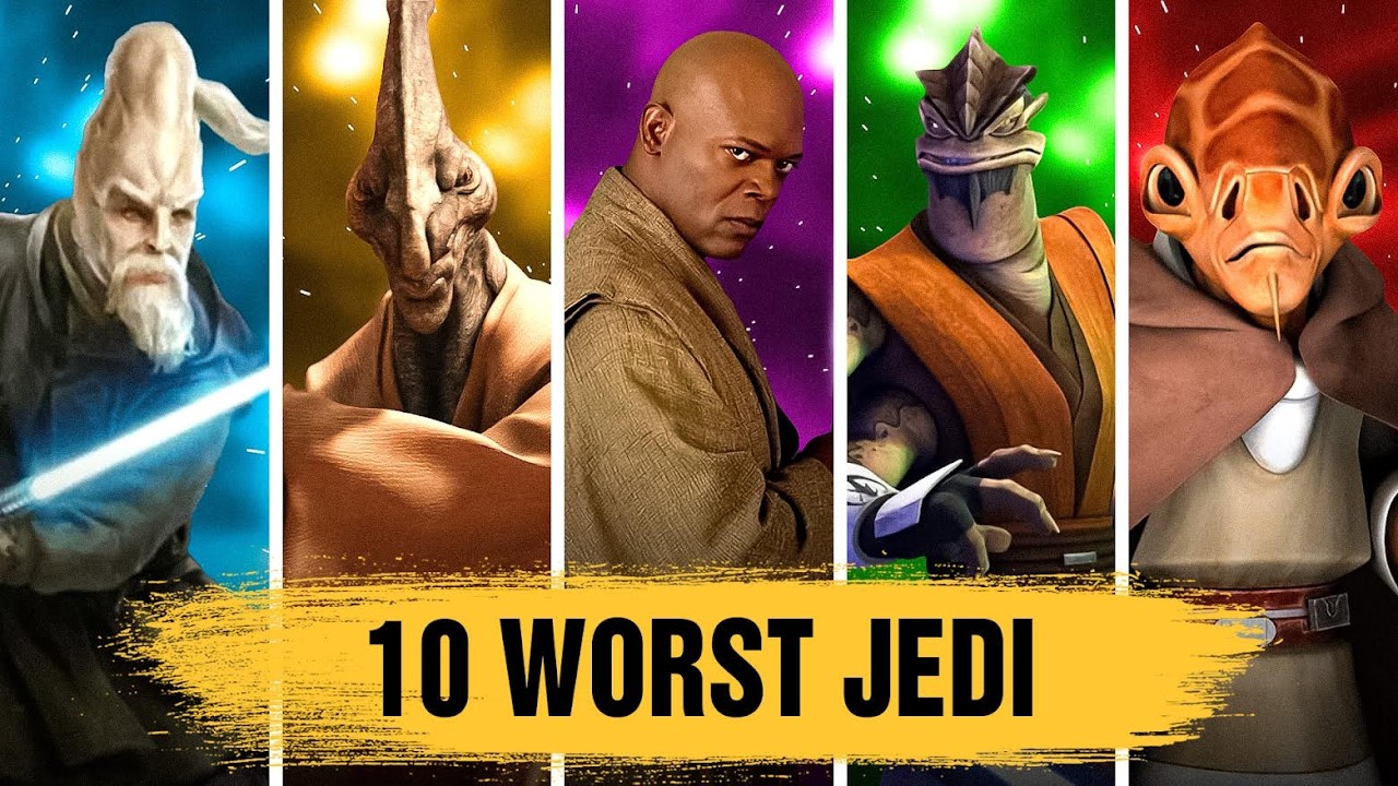 The 10 WORST Jedi in ALL of Star Wars!
