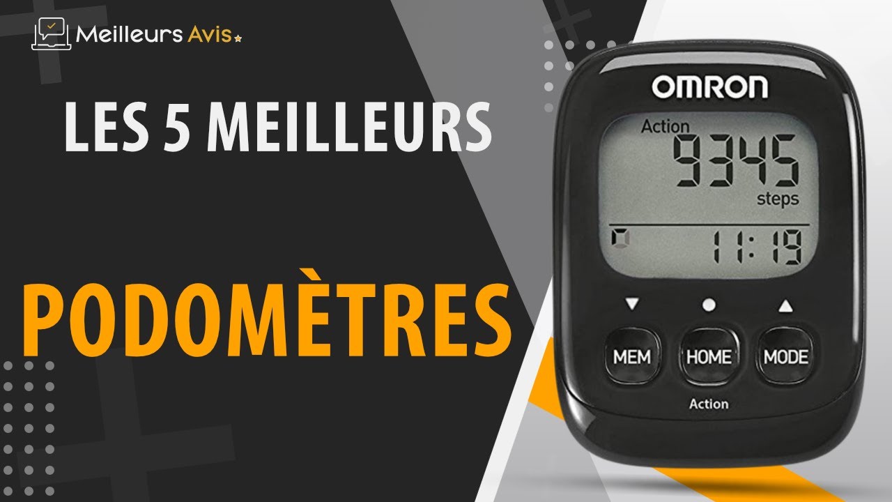 ⭐️ MEILLEUR PODOMETRE - Comparatif 2023