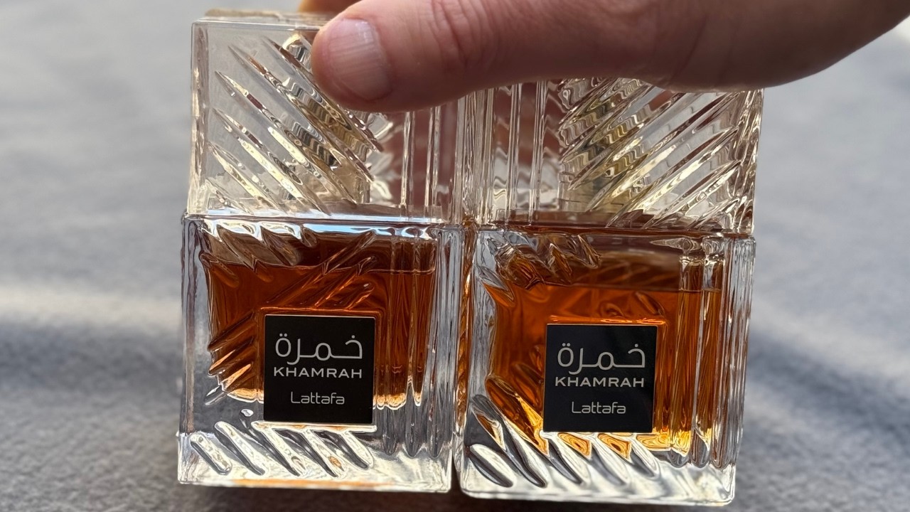 Fake vs Real Lattafa Khamrah Perfume 100 ml