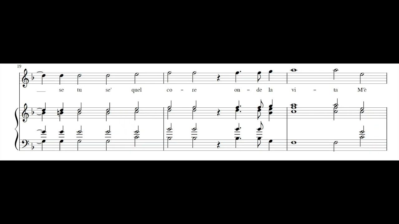 LUZZASCO LUZZASCHI: Ch'io non t'ami cor mio PDF SCORE