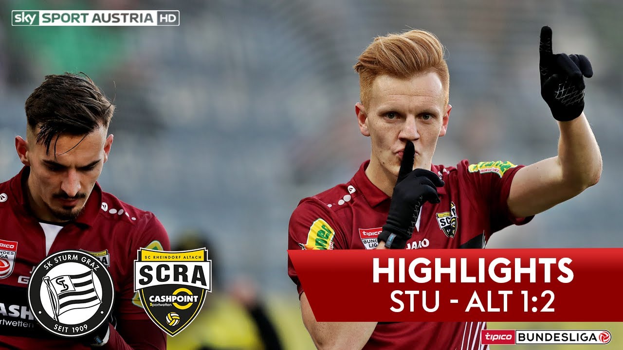 tipico Bundesliga, 17. Runde: SK Sturm Graz - SCR Altach 1:2