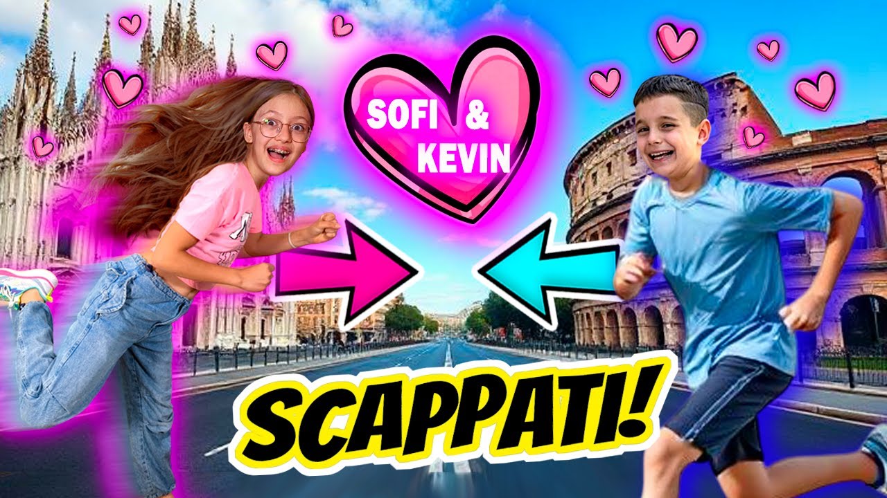 SCAPPATI DI CASA! SOFI E KEVIN(Congiunti Imperfetti) PRENDONO IL TRENO PER INCONTRARSI... &Egrave; AMORE!