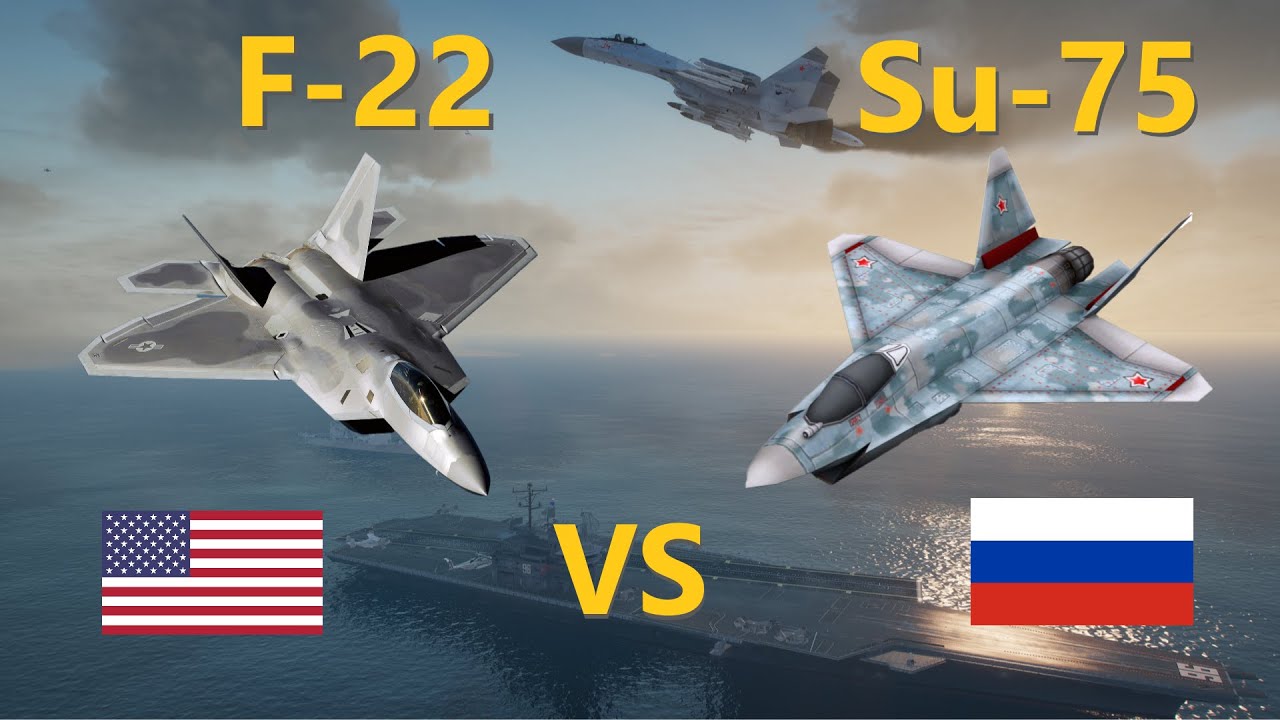 Dogfight: GTA V Warfare Mod — F-22 Raptor vs Su-75 Checkmate