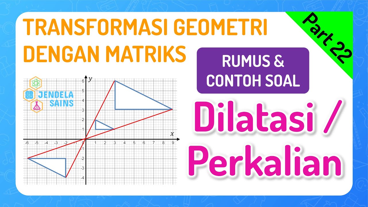 Transformasi Geometri dengan Matriks • Part 22: Dilatasi / Perkalian