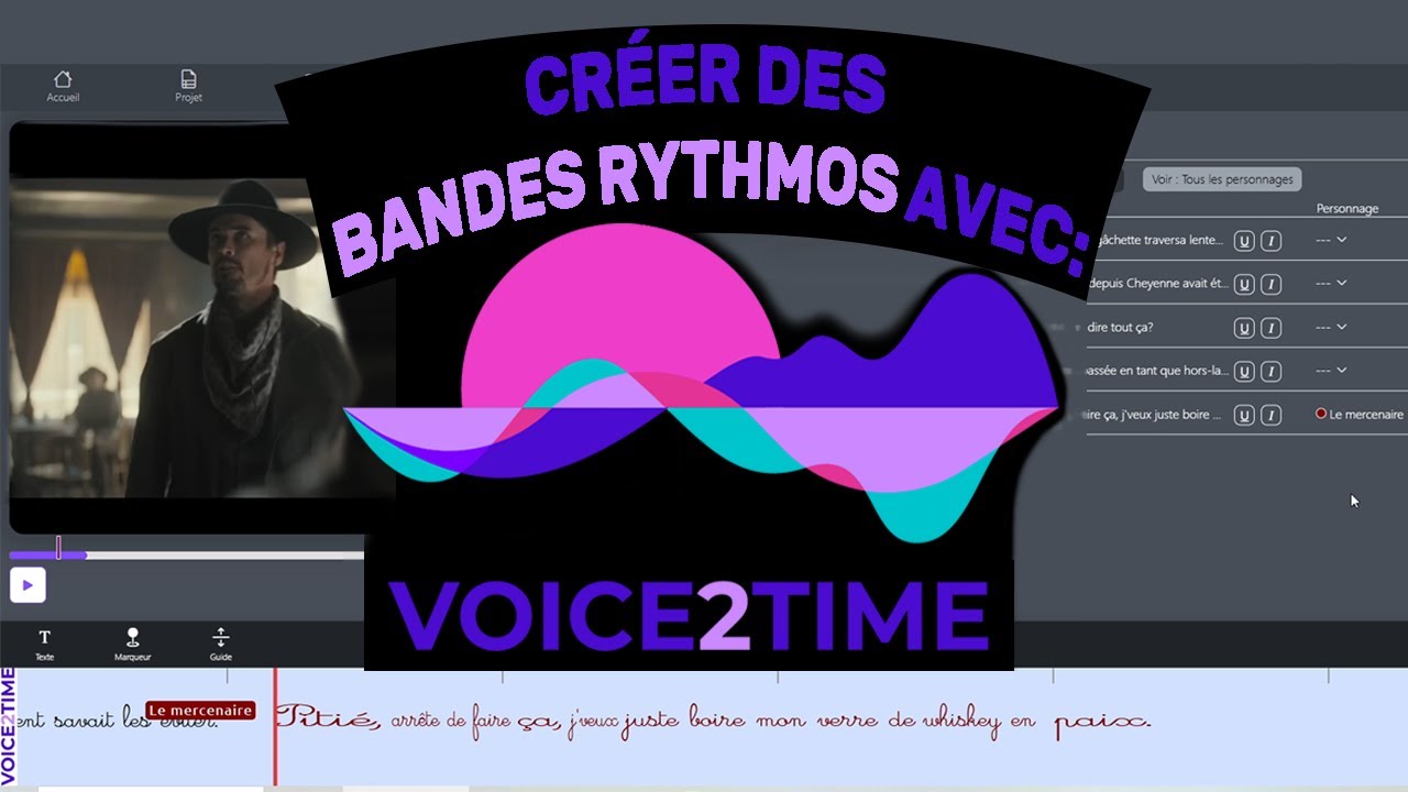 Cr&eacute;er des BANDES RYTHMOS avec VOICE2TIME [Tuto et Pr&eacute;sentation]