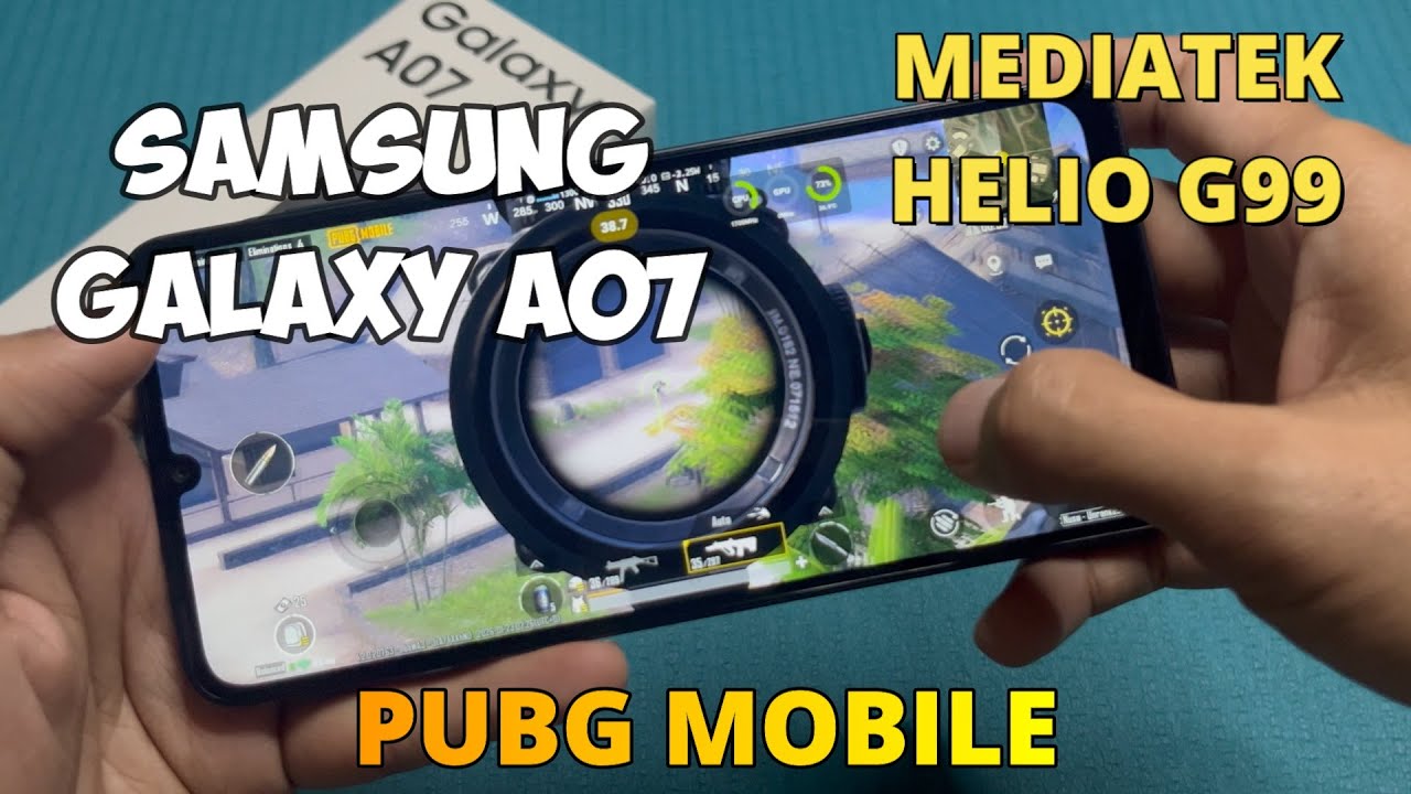 PUBG Mobile in Samsung Galaxy A07